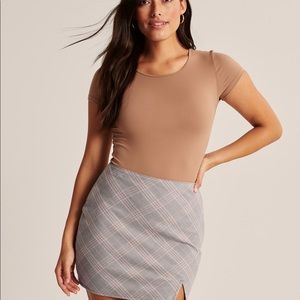 Abercrombie & Fitch Plaid Mini Skirt